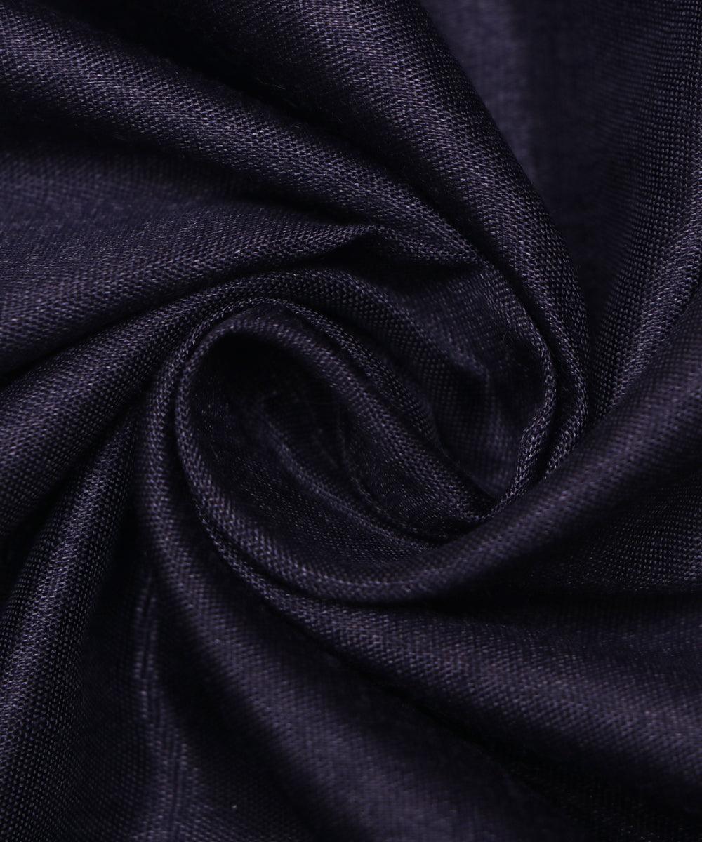 navy blue colour plain santoon fabric