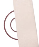 Oatmeal Colour Plain Chanderi Fabric