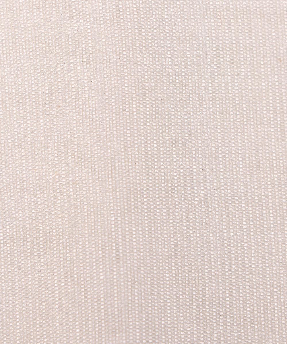 oatmeal colour plain chanderi fabric