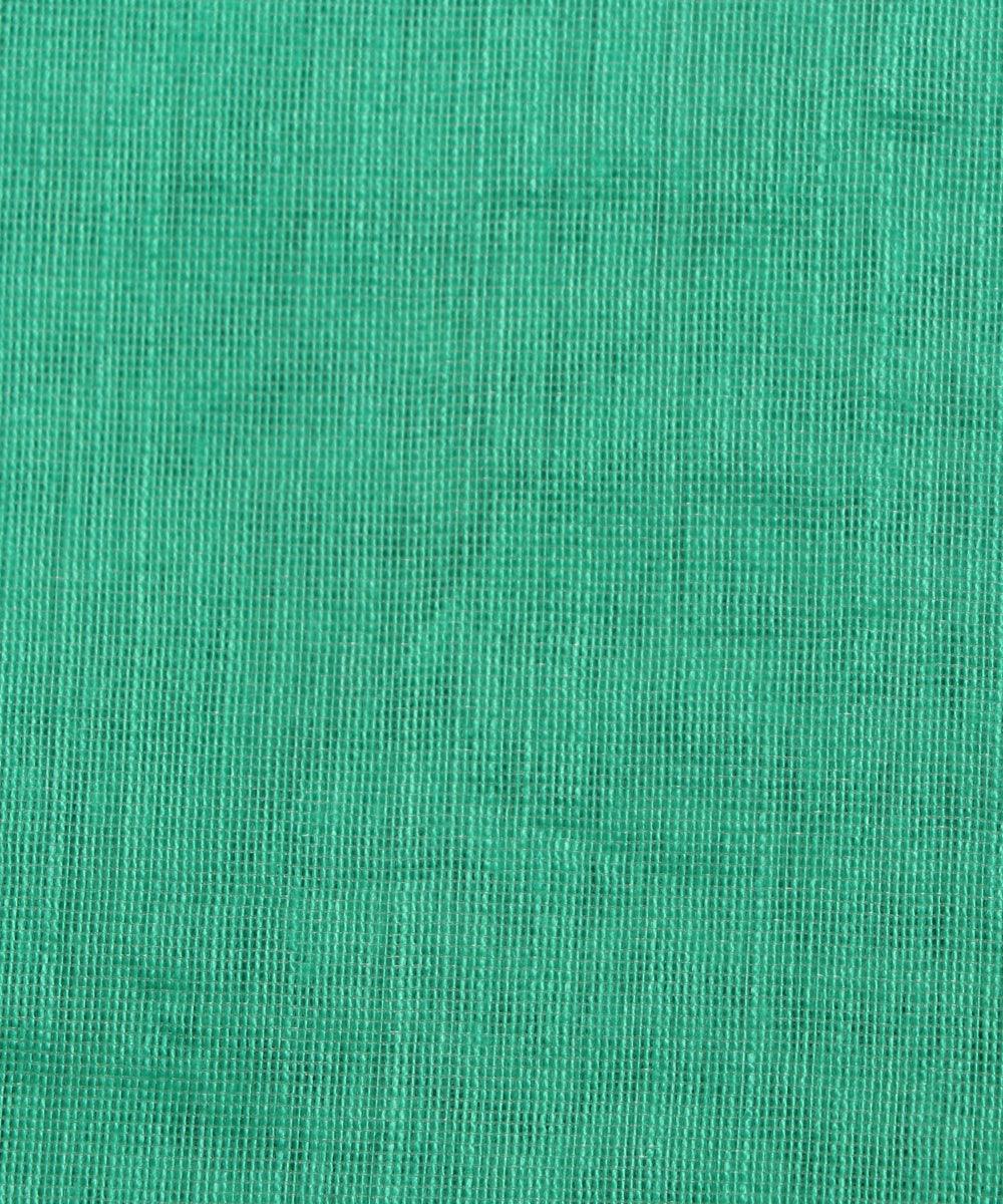 light sea green colour plain chanderi fabric
