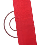 Light Maroon Colour Plain Chanderi Fabric