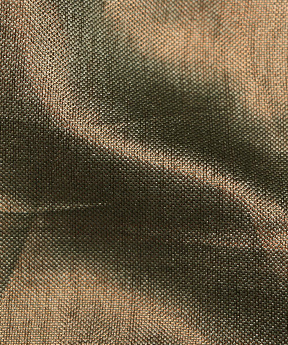 copper grey color plain shimmer fabric