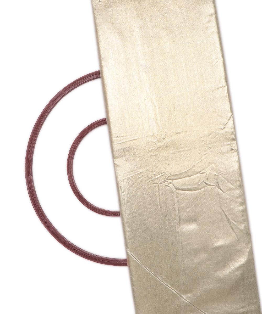 silver golden colour plain shimmer fabric