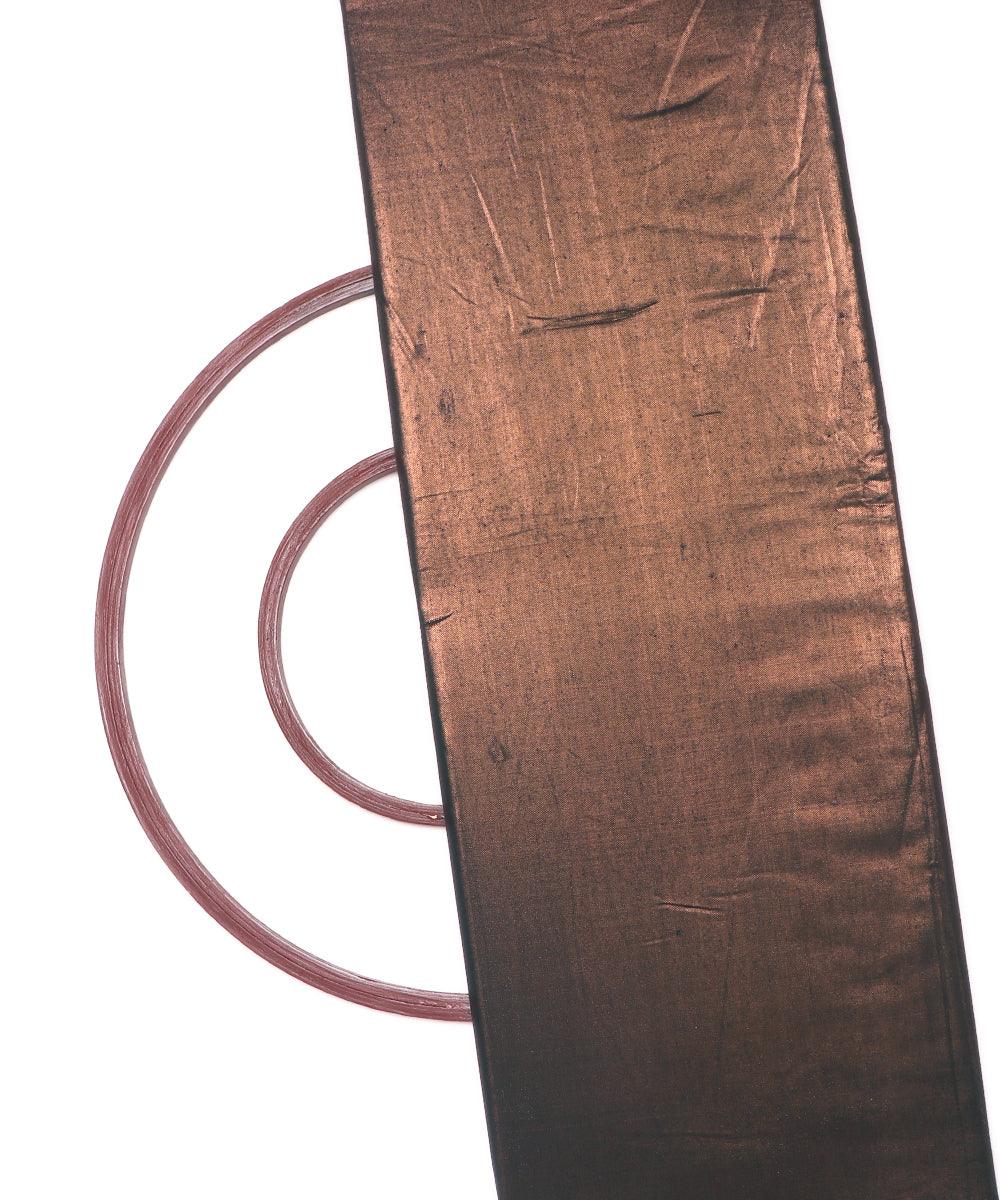 black golden colour plain shimmer fabric