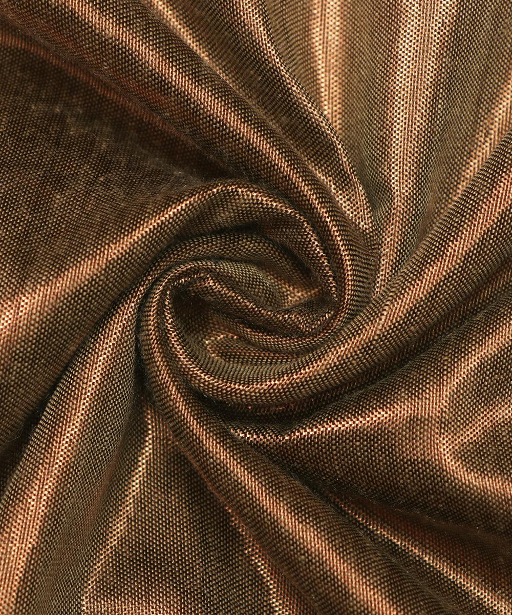 black golden colour plain shimmer fabric 1