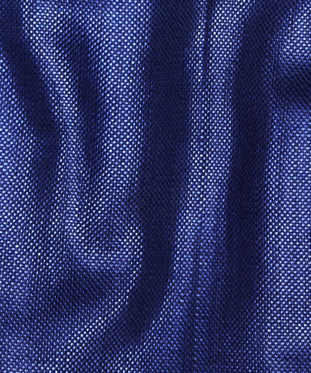 Blue Colour Plain Shimmer Fabric