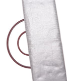 Silver Colour Plain Shimmer Fabric