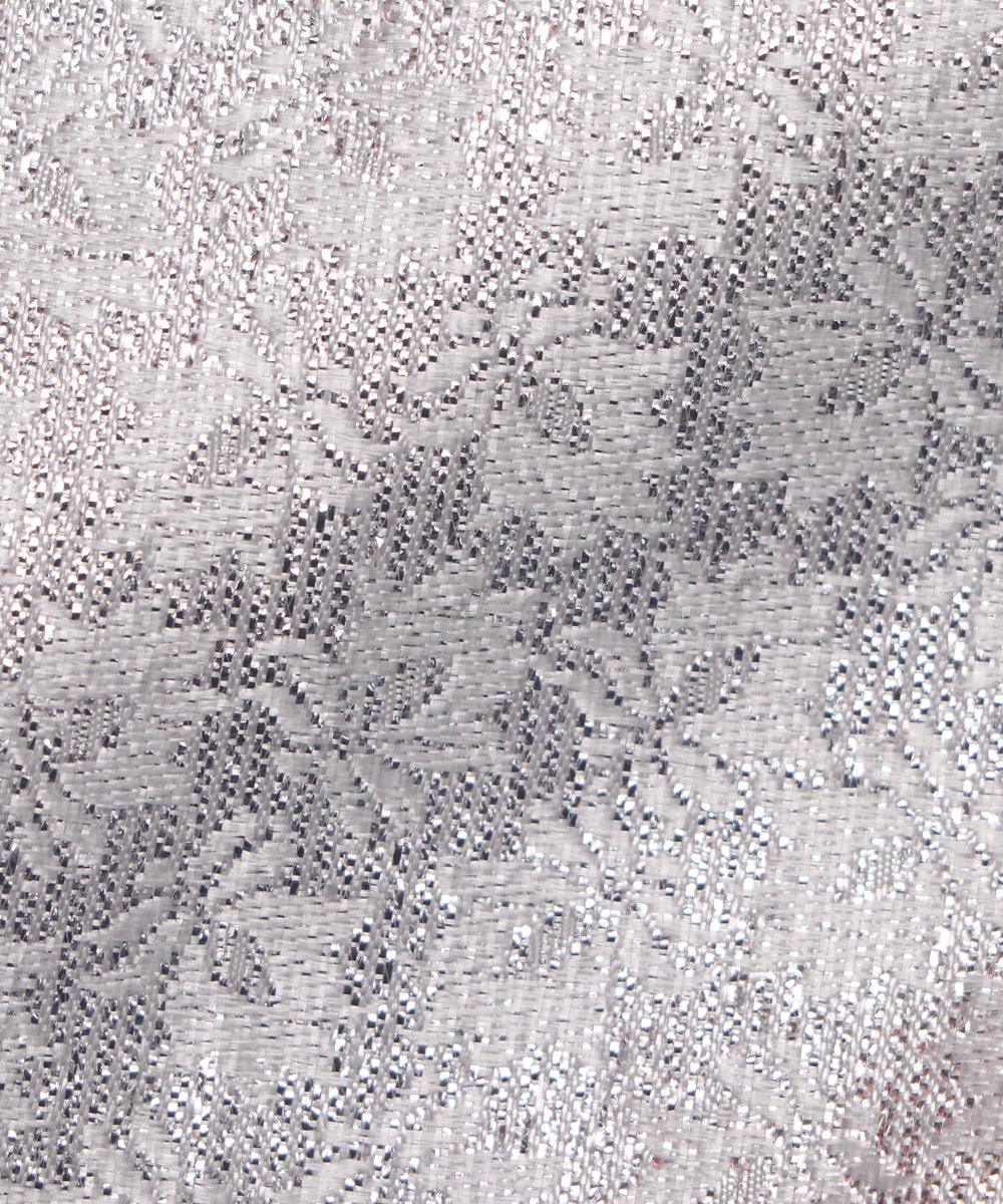 silver white colour plain shimmer fabric