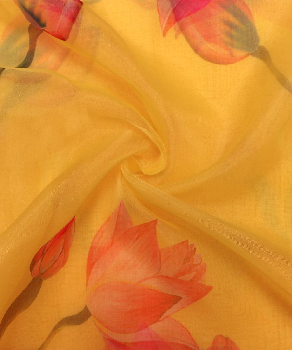 Premium Organza Printed Fabrics Online At Best Price