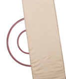 Off White Colour Plain Paper Silk Fabric