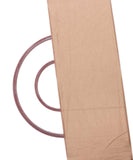 Oatmeal Colour Plain Paper Silk Fabric