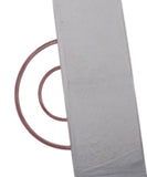 Ash Grey Colour Two Tone Plain Paper Silk Fabric
