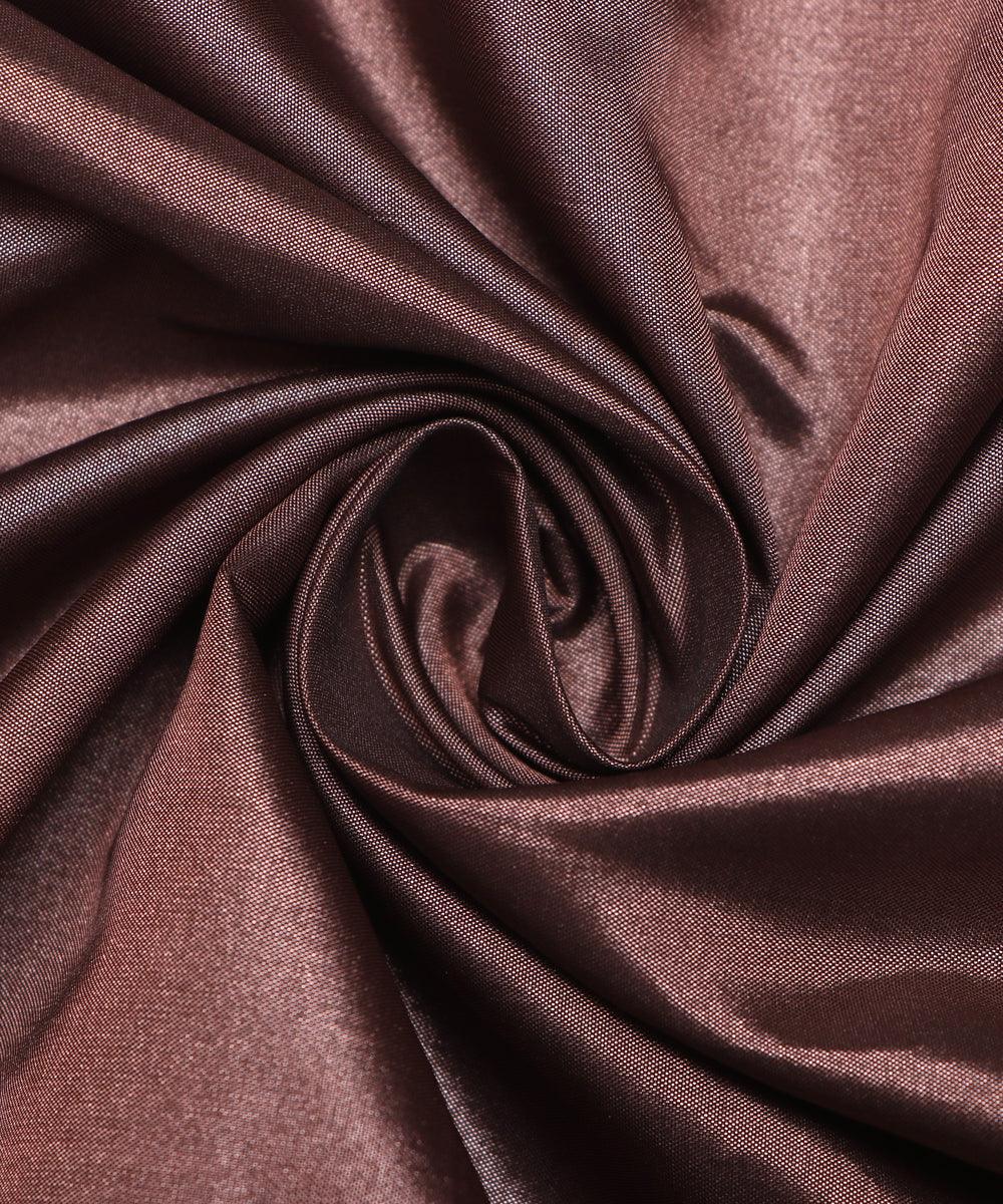 rose gold colour two tone plain paper silk fabric