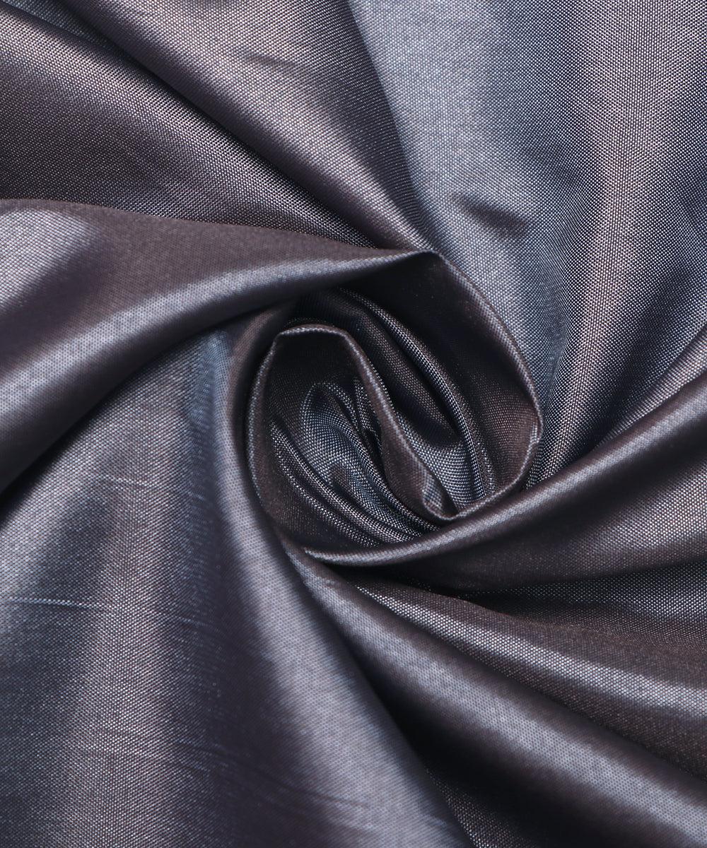 light blue colour two tone plain paper silk fabric