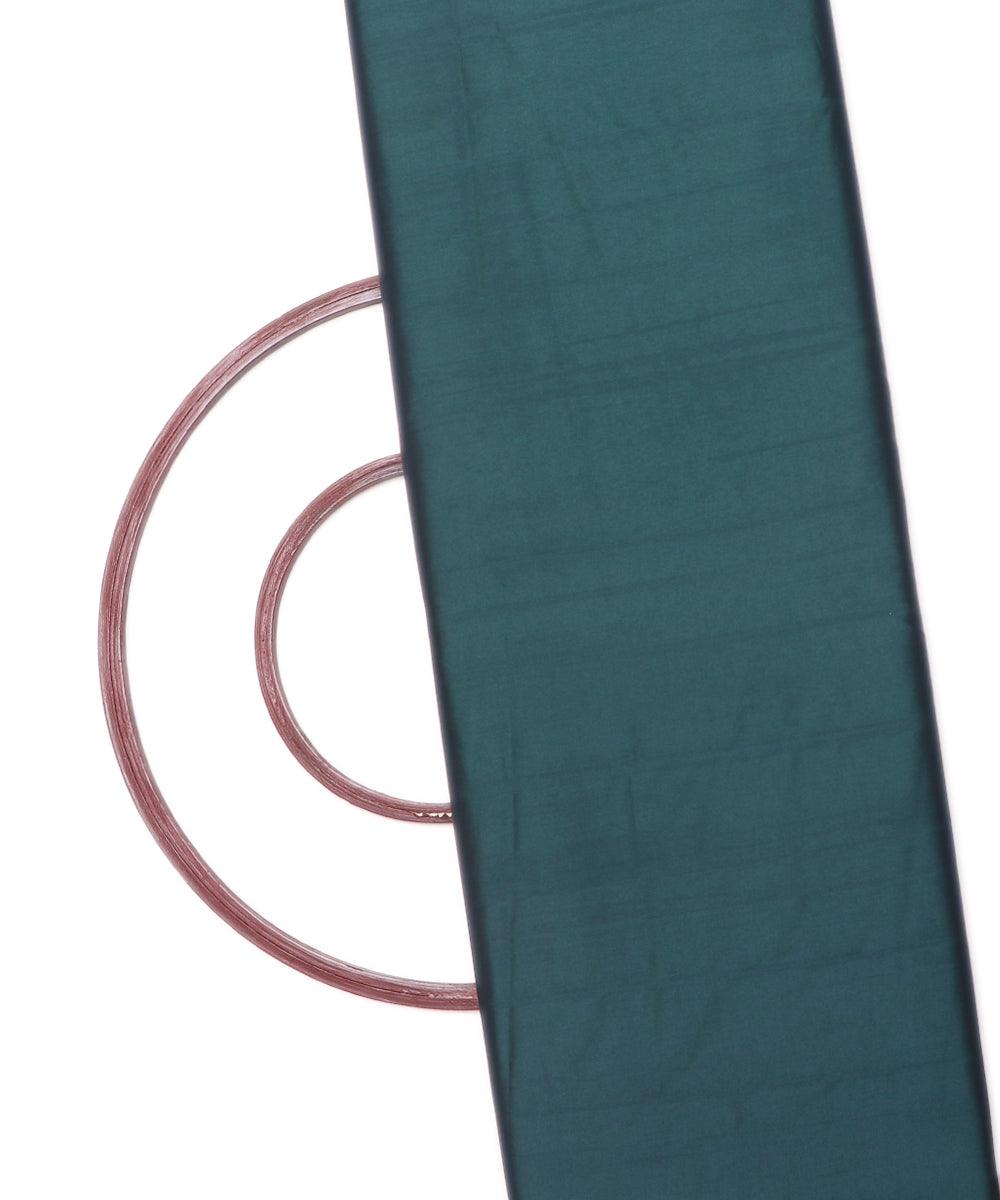 green colour two tone plain paper silk fabric