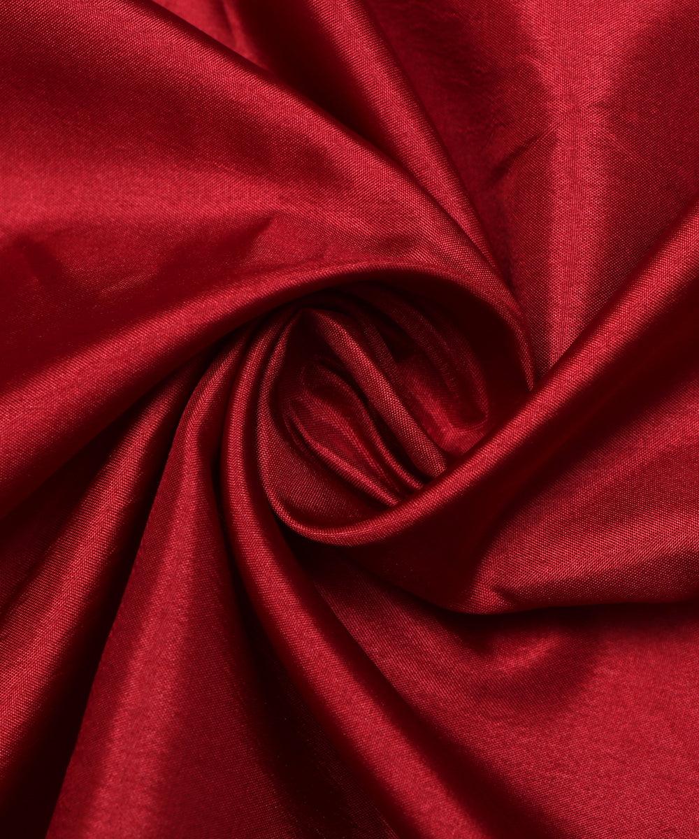maroon colour two tone plain paper silk fabric 1