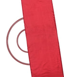 Light Maroon Colour Two Tone Plain Paper Silk Fabric