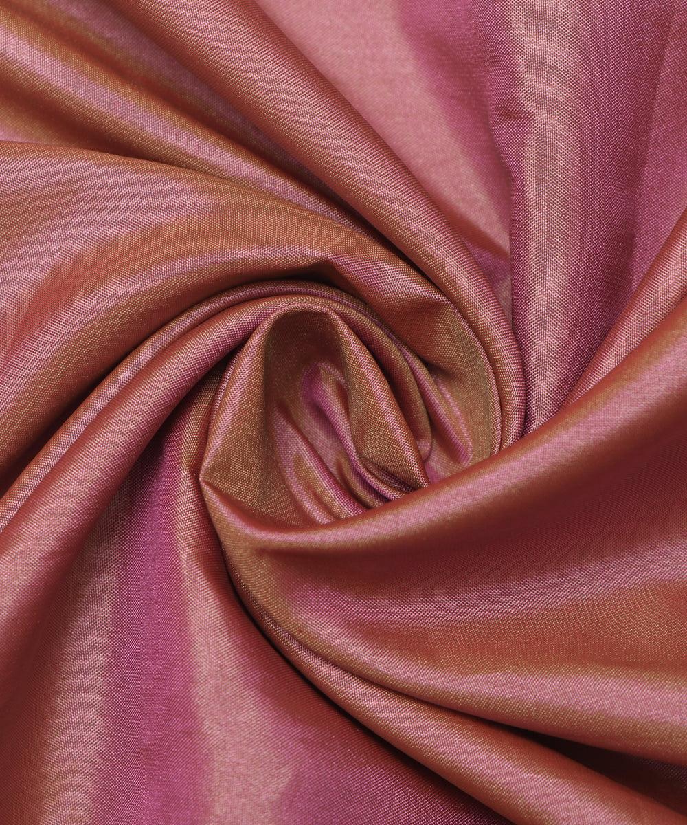 pink colour two tone plain paper silk fabric 1