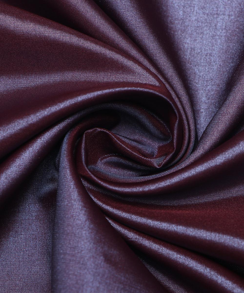 wine blue colour two tone plain paper silk fabric