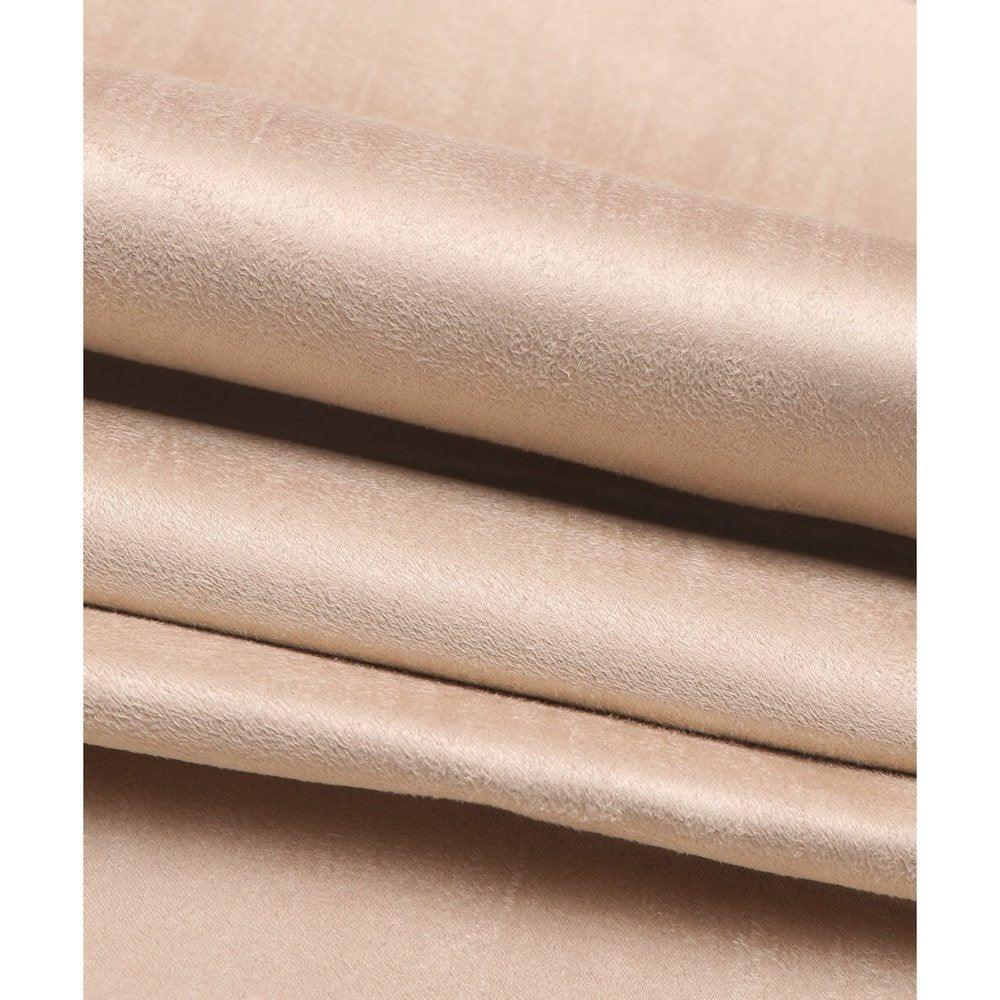 Creamish Colour Plain Suede Fabric - Fabric Dekho