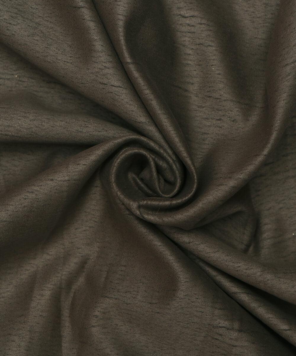 Dark Olive Colour Plain Suede Fabric - Fabric Dekho