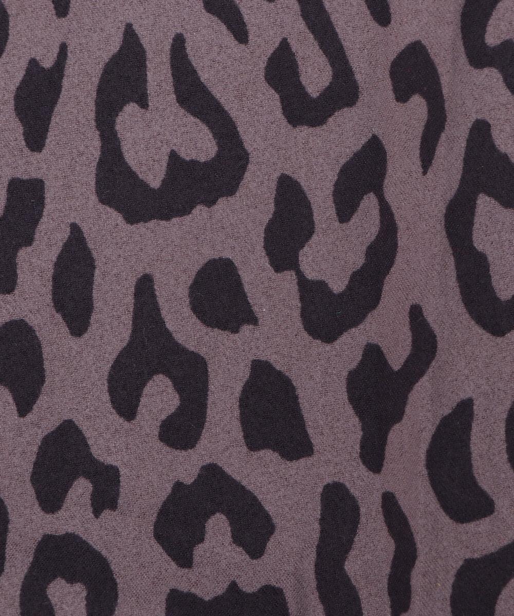 Grey Colour Animal Print Suede Fabric - Fabric Dekho