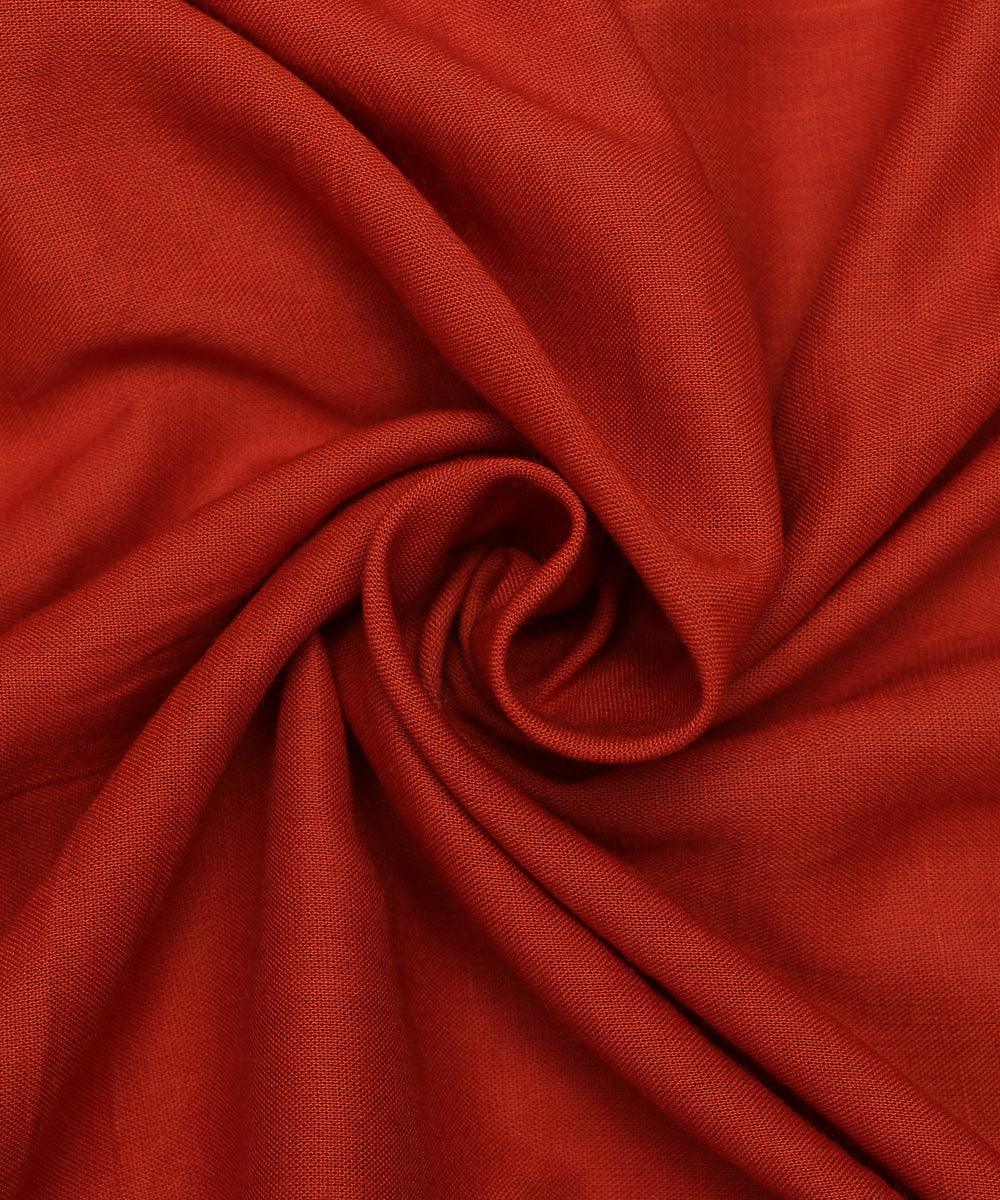Bricks Colour Plain Rayon Fabric