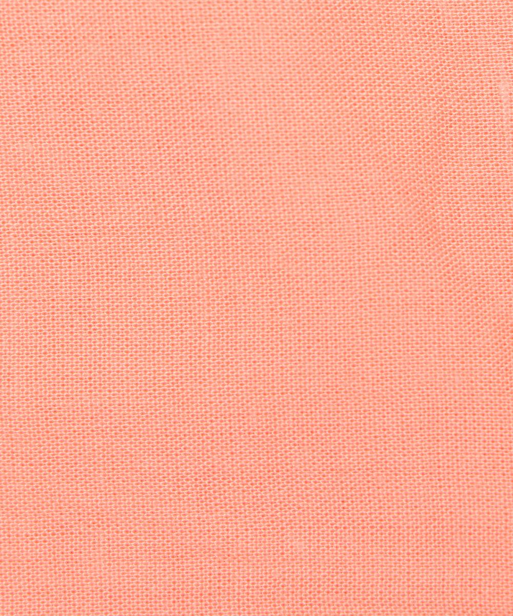 Peach Colour Plain Rayon Fabric