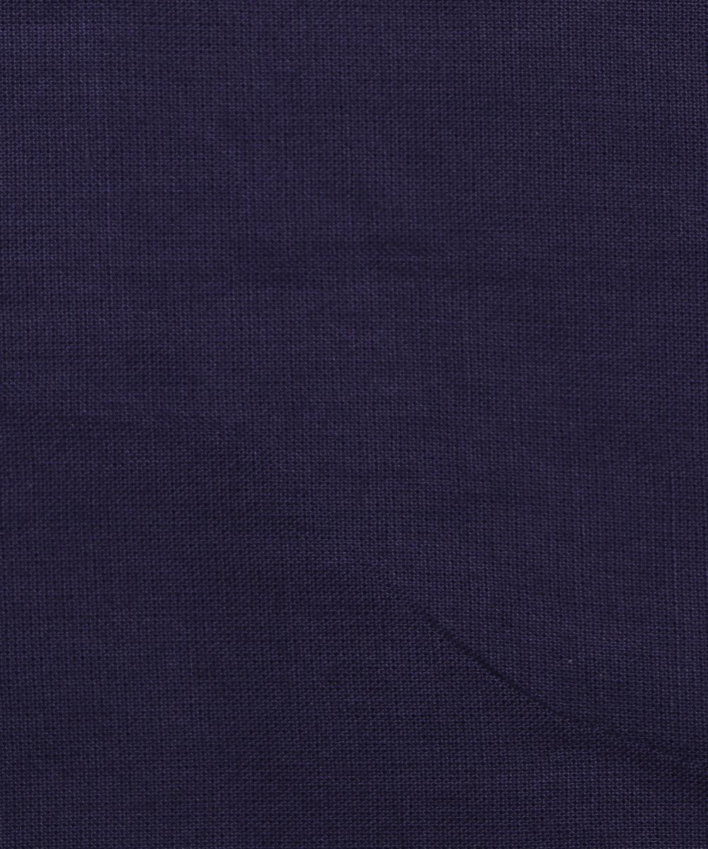 Navy Blue Colour Plain Rayon Fabric