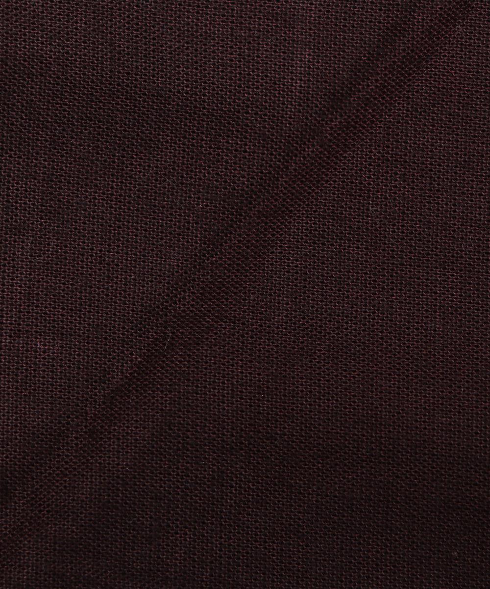 Dark Brown Colour Plain Rayon Fabric