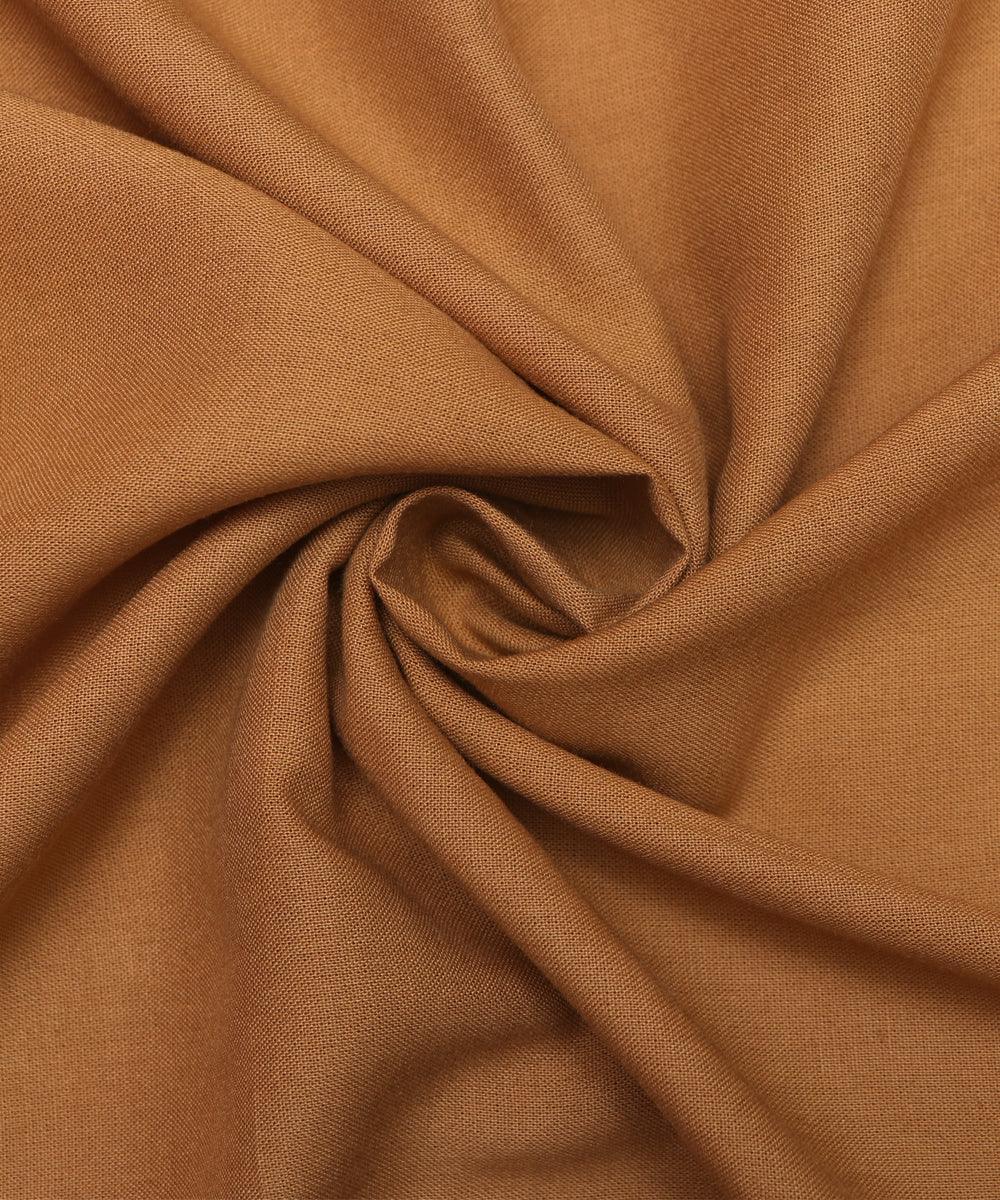 Sand Colour Plain Rayon Fabric