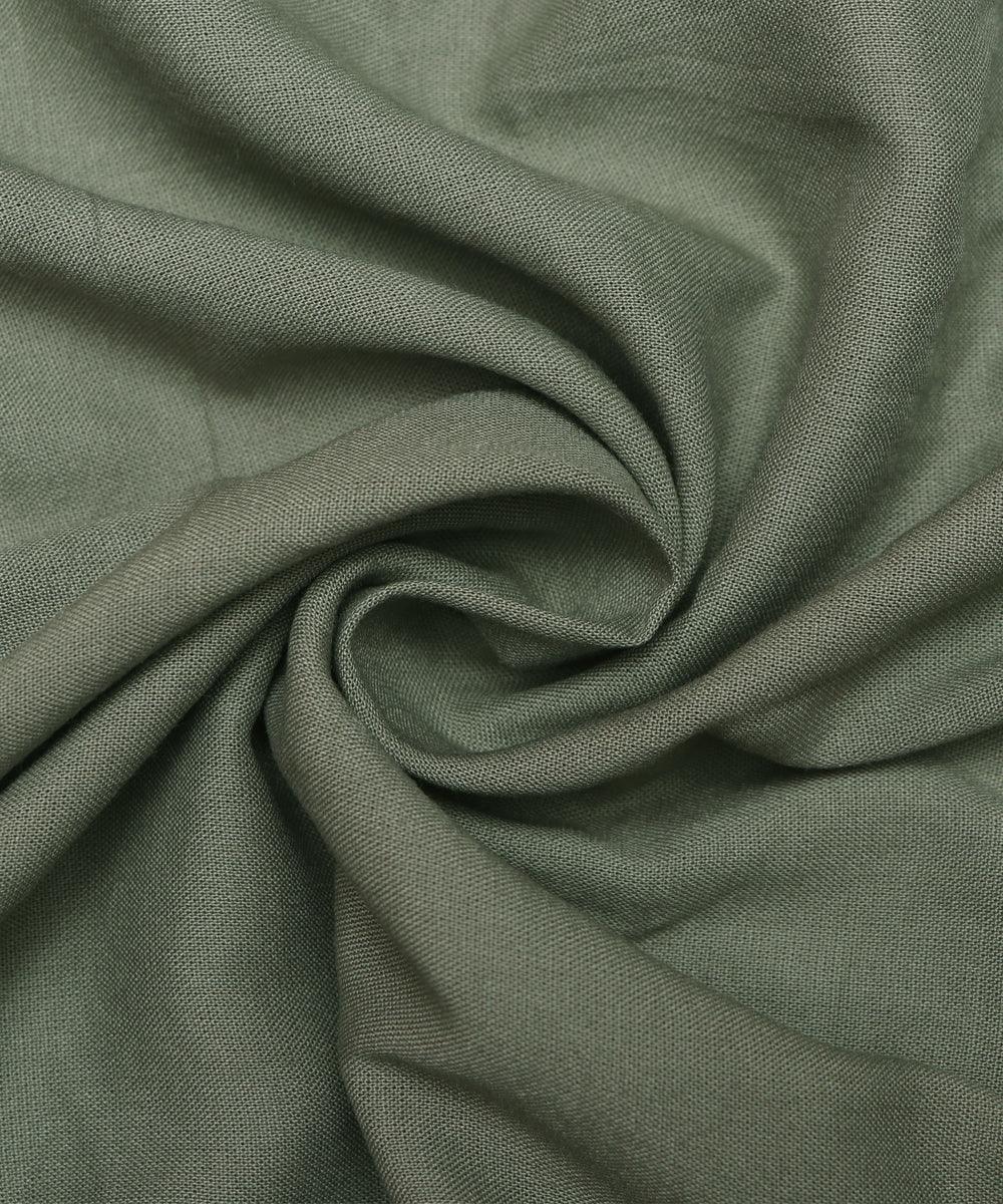 Grey Colour Plain Rayon Fabric