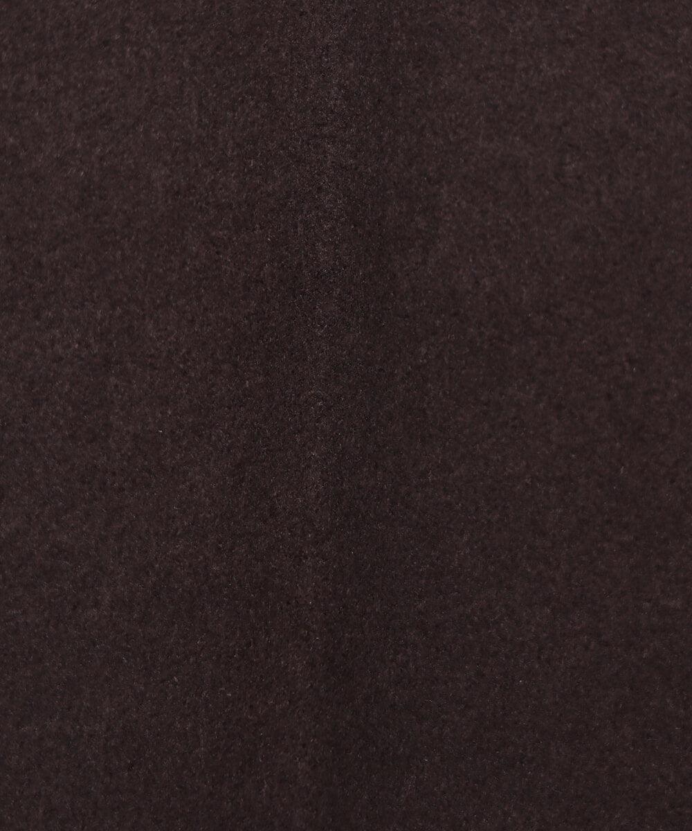 Dark Brown Colour Plain Suede Fabric - Fabric Dekho