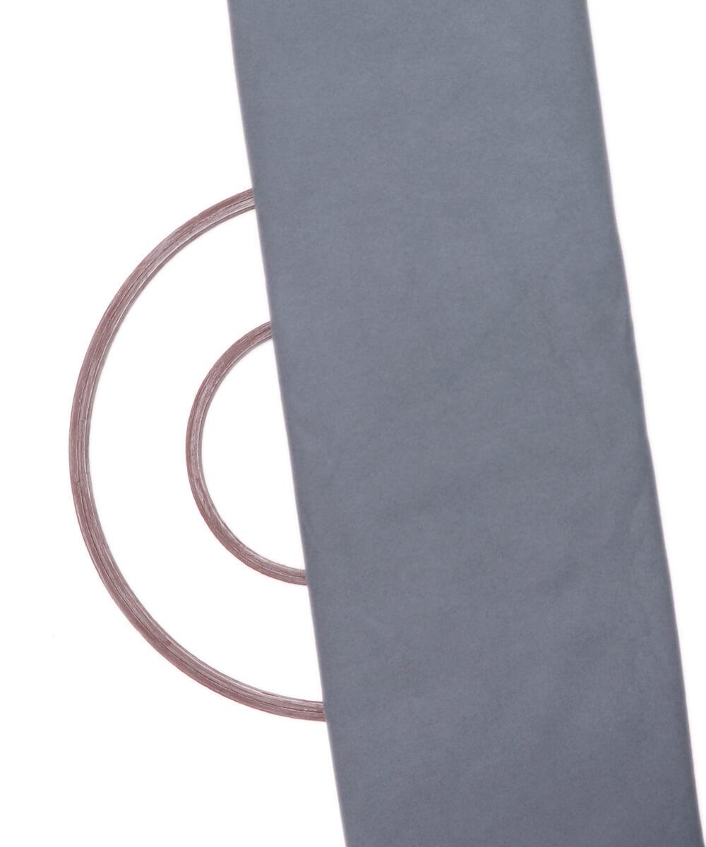 Blue Grey Colour Plain Suede Fabric - Fabric Dekho