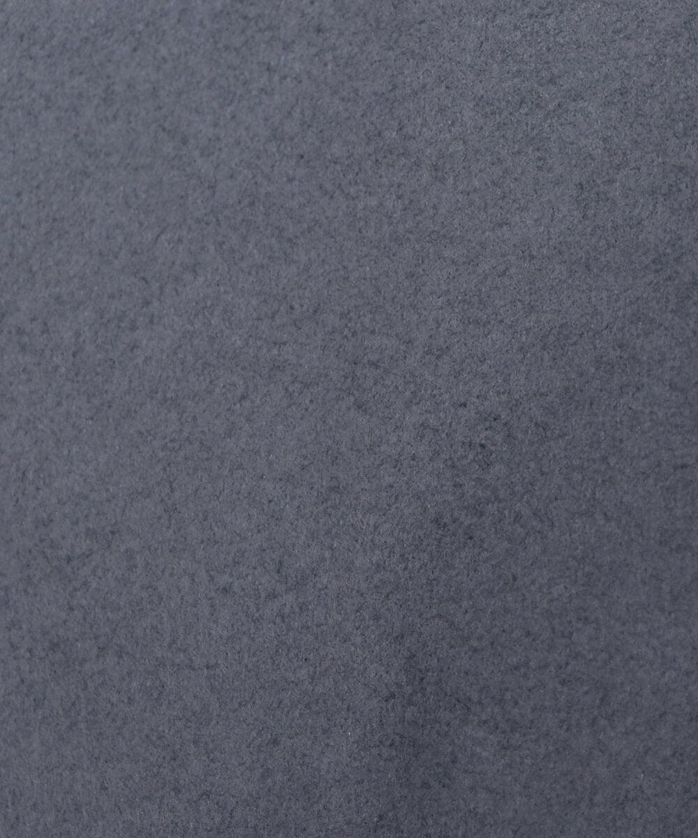 Blue Grey Colour Plain Suede Fabric - Fabric Dekho