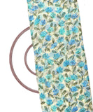 Light Blue Colour Floral Print Chiffon Fabric