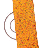 Yellow Colour Floral Print Chiffon Fabric