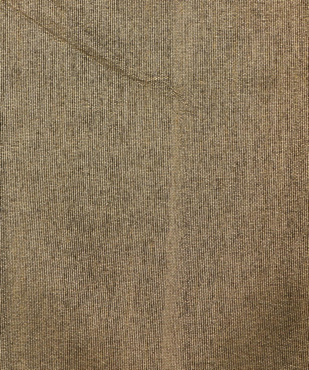Off White Grey Two Tone Colour Plain Dupion Silk Fabric