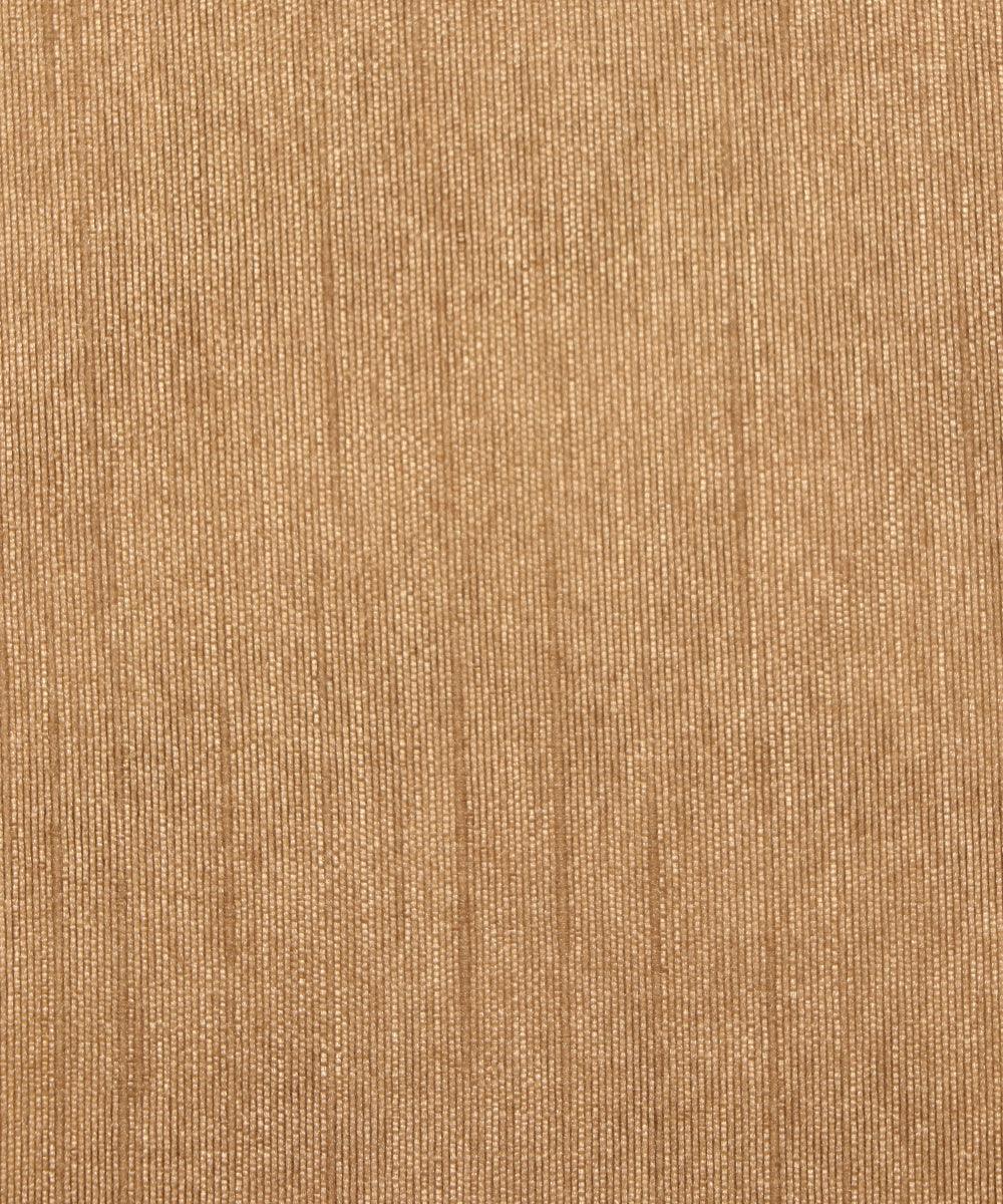 Golden Colour Plain Dupion Silk Fabric