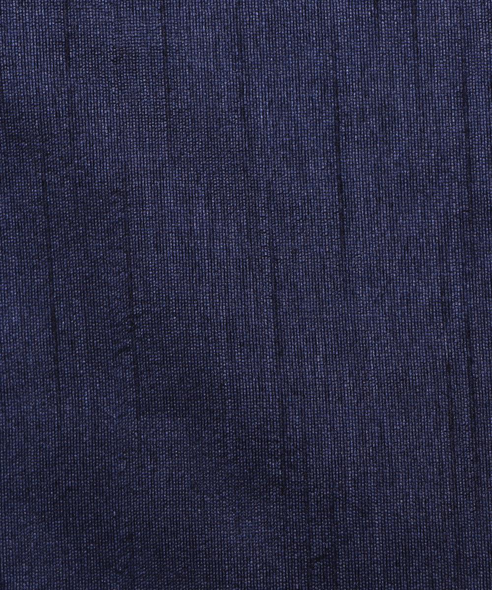 Teal Blue Colour Plain Dupion Silk Fabric