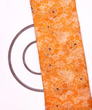 Yellow Floral Print Chiffon Fabric