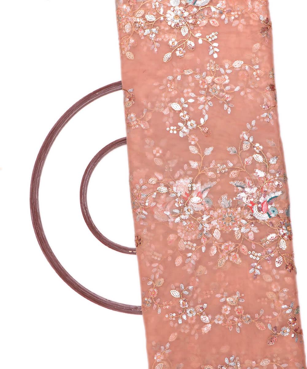 Embroidered Net Fabric Online - Buy Now Fabric Dekho