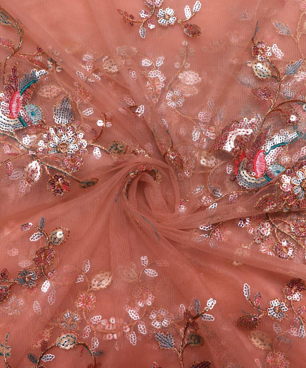 Embroidered Net Fabric Online - Buy Now Fabric Dekho
