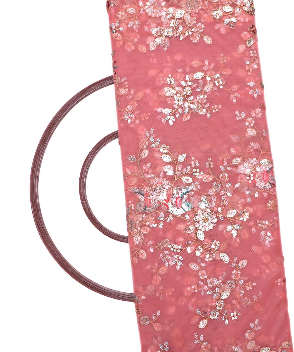 Embroidered Net Fabric Online - Buy Now Fabric Dekho