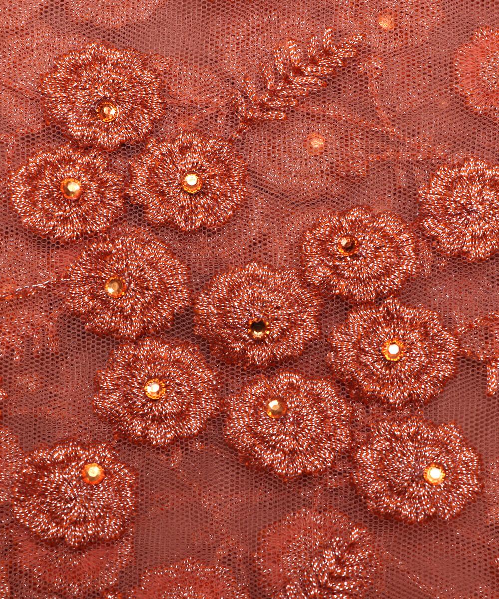 Embroidered Net Fabric Online - Buy Now Fabric Dekho
