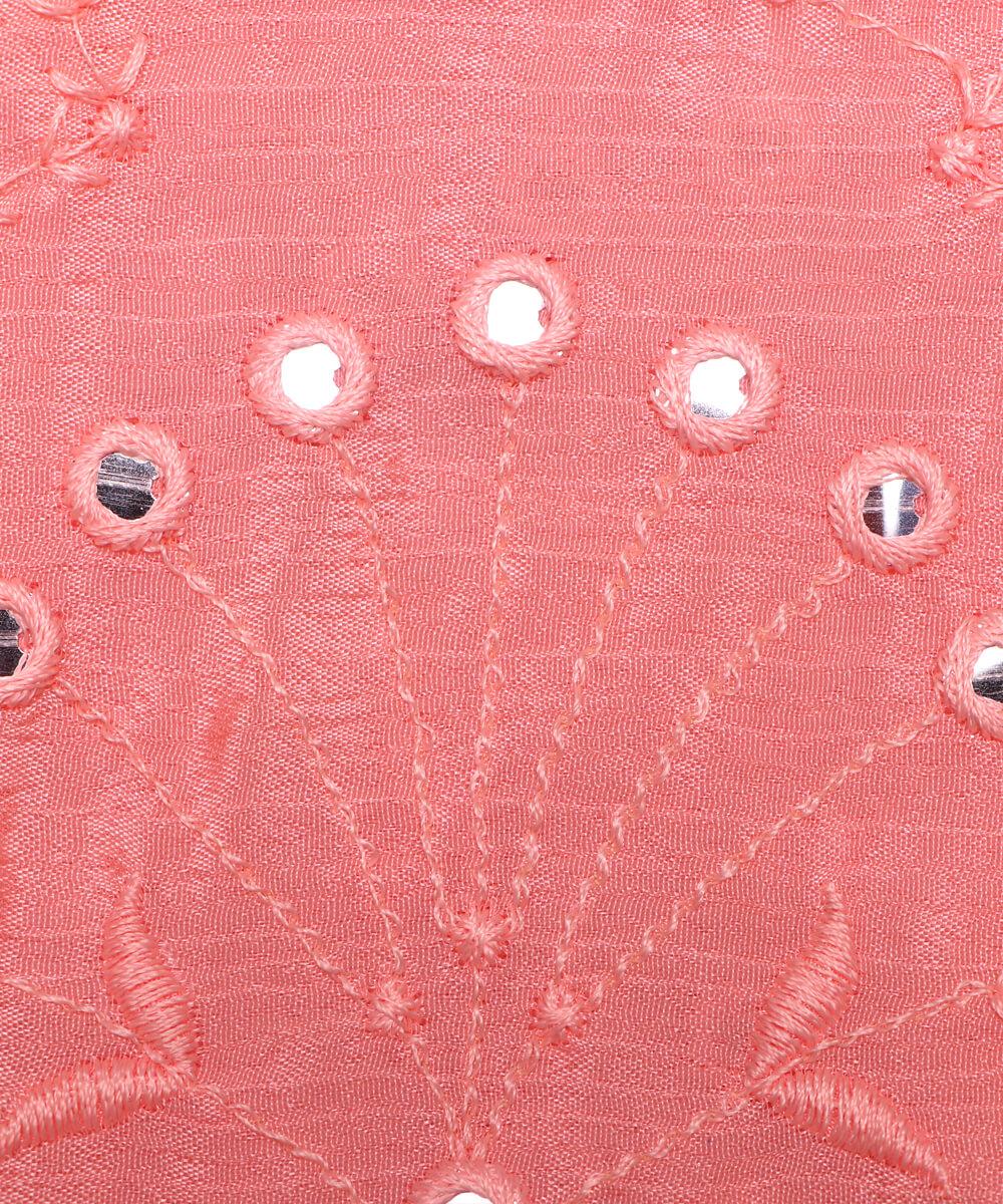 Embroidered Chinon Fabric Material Online - Buy Now Fabric Dekho