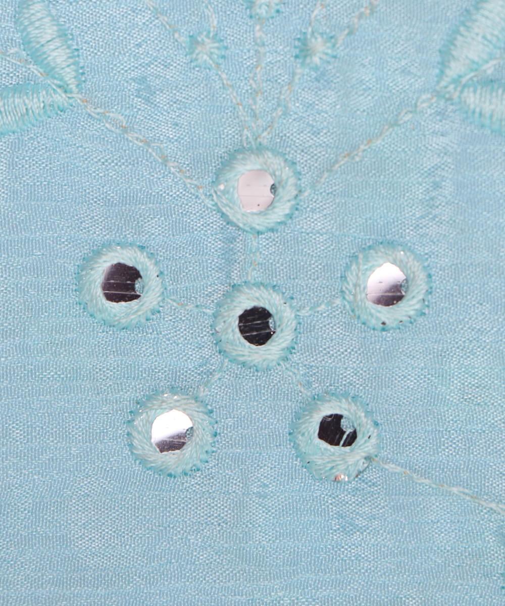 Embroidered Chinon Fabric Material Online - Buy Now Fabric Dekho