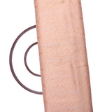 Pastel Peach Color Jaal Pattern Brocade Silk Fabric