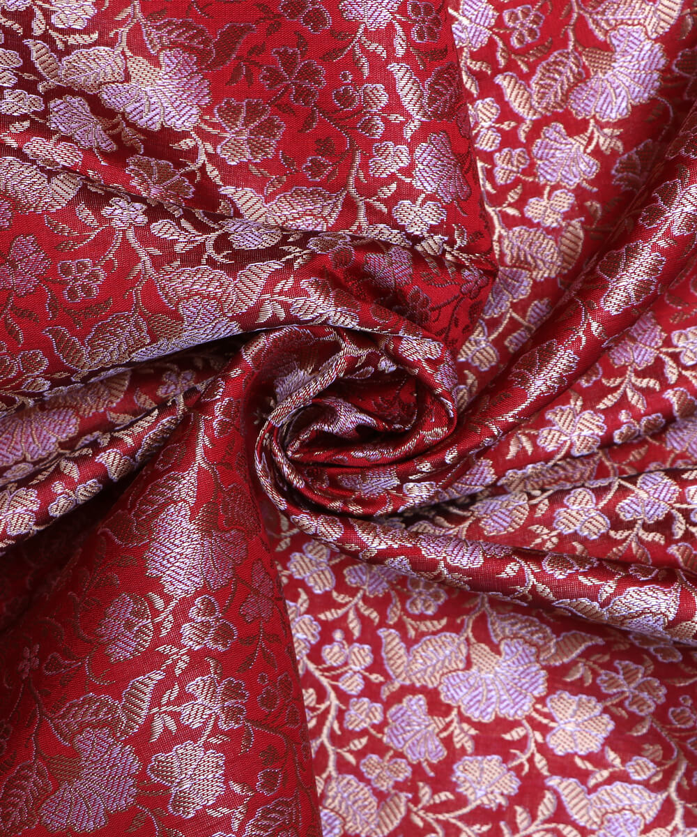 Shop Brocade Silk Fabric Online At Fabric Dekho
