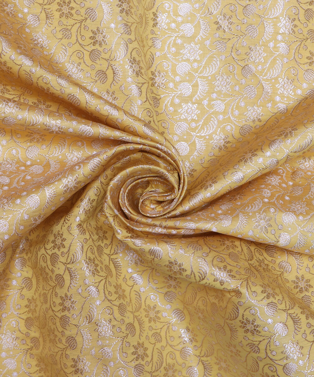 Shop Brocade Silk Fabric Online At Fabric Dekho